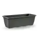 Fioriera Naxos Antracite 50x20 cm Vaso Rettangolare Plastica con…