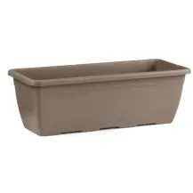Fioriera Naxos Avana Plastica Rettangolare 50x20 cm con Sottocasetta…