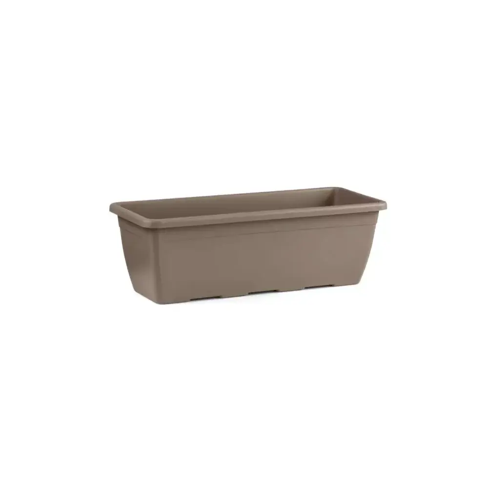 Fioriera Naxos Avana Plastica Rettangolare 50x20 cm con Sottocasetta…