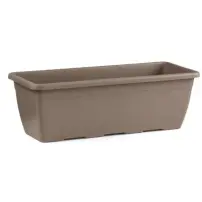 Fioriera Naxos Avana 60x20 cm Plastica con Sottocasetta VECA 13 Litri