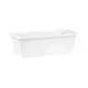 Fioriera Naxos Veca Bianco 40x20 cm 8L con Sottocasetta