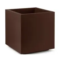 Matheria Vaso Cubo 40cm Bronzo – Vaso in bronzo 40 cm