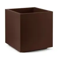 Matheria Vaso Cubo 40cm Bronzo – Vaso in bronzo 40 cm