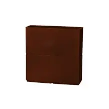 VECA Patio Fioriera Alta 80 cm in Bronzo – Elegante per esterni