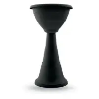 VECA Vaso Fioriera a Colonna Posacenere Antracite 39x70 cm