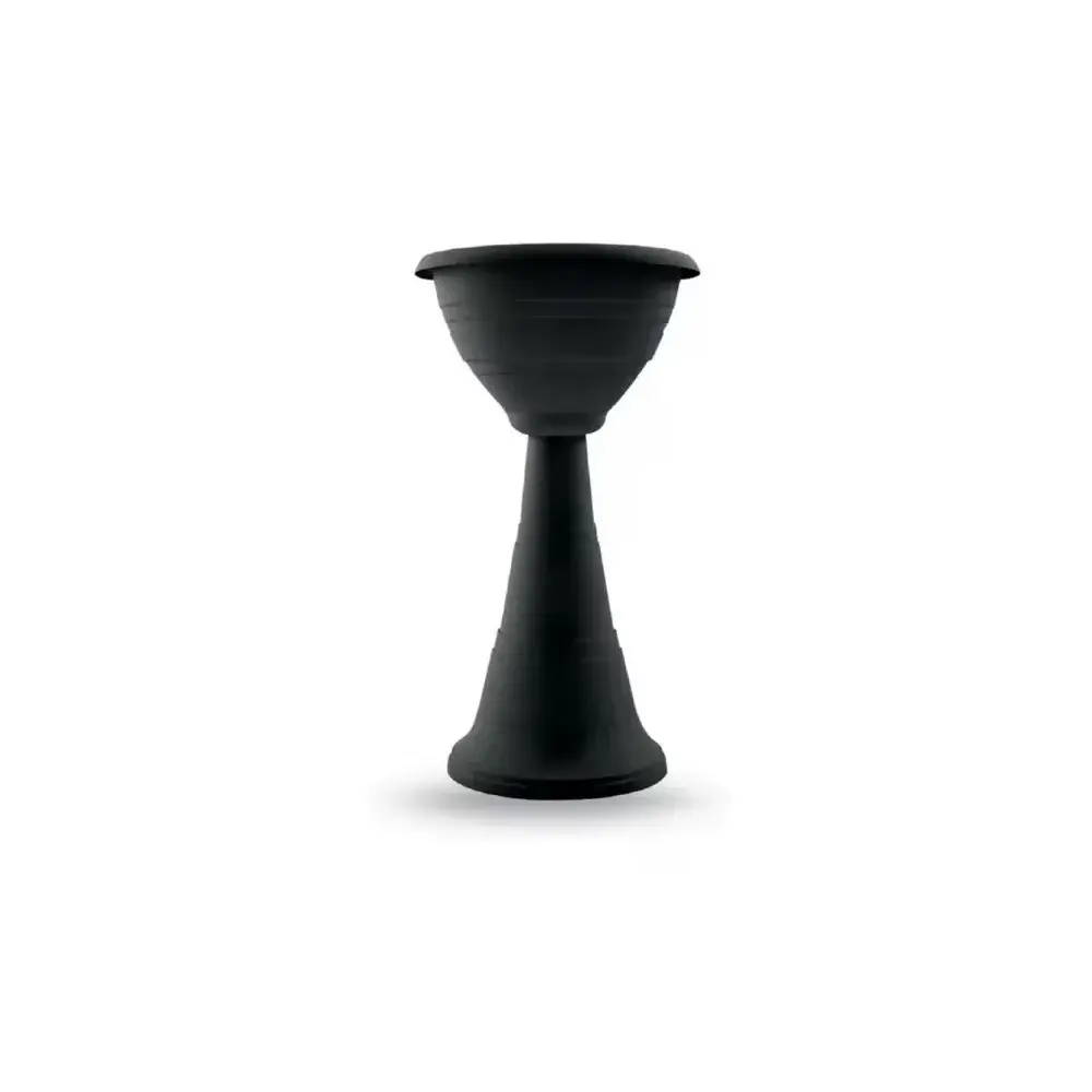 VECA Vaso Fioriera a Colonna Posacenere Antracite 39x70 cm