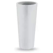 VECA Vaso Fioriera Tondo 85 cm in Resina Bianco