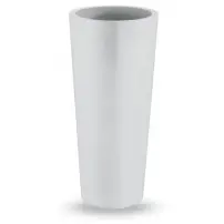 VECA Vaso Fioriera Tondo 85 cm in Resina Bianco