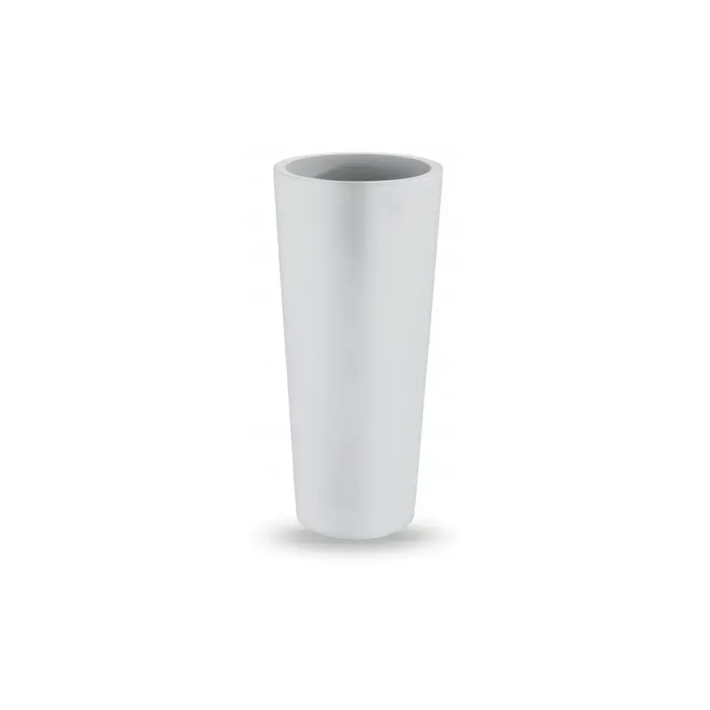 VECA Vaso Fioriera Tondo 85 cm in Resina Bianco