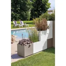 Matheria Cubo Avana 35L Vaso Polipropilene con Riserva Acqua