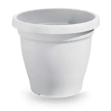 VECA Vaso Verona 30cm Bianco – Linee Pulite e Armoniose