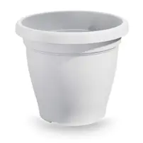 VECA Vaso Verona 30cm Bianco – Linee Pulite e Armoniose