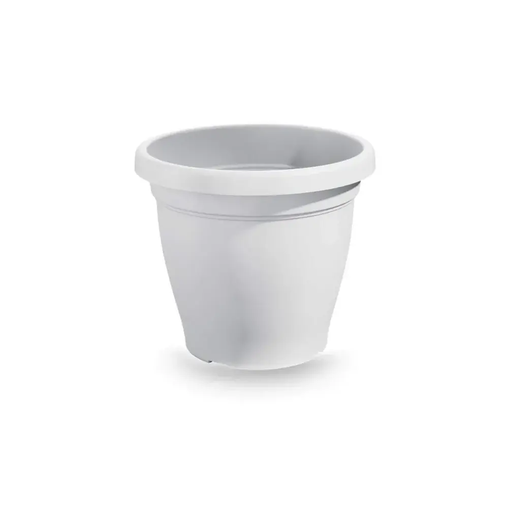 VECA Vaso Verona 30cm Bianco – Linee Pulite e Armoniose