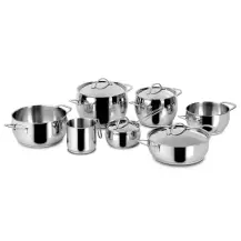 Lagostina Batteria Euforia 11 pz Acciaio inox 18/10