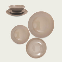 Piatti Tortora in Porcellana – Set da 6 pezzi