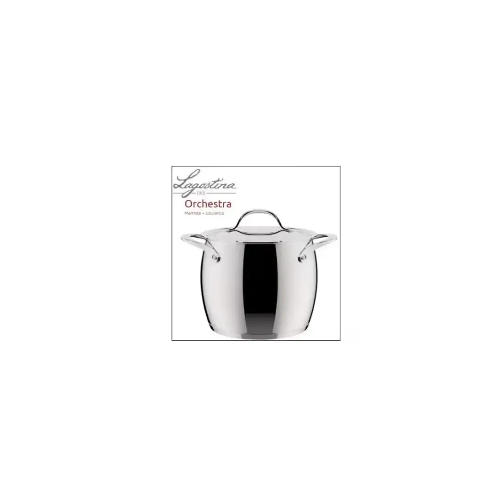 Lagostina Orchestra Pentola + Copertura 18 cm – Set da cucina