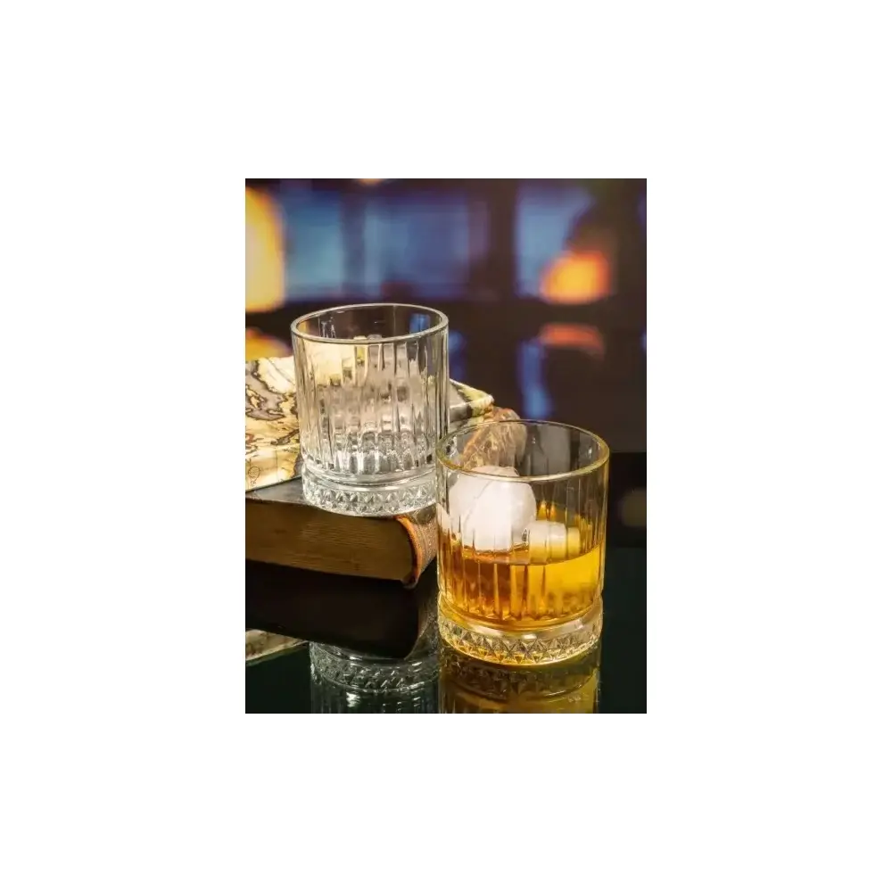 Elysia Tumbler Whisky 35,5 cl – Set da 4 bicchieri Paşabahçe