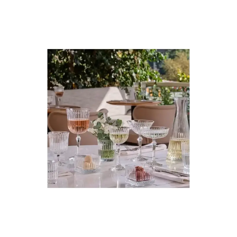 Set 4 Calici Vino Joy 170 ml Vetro Scanalato Paşabahçe