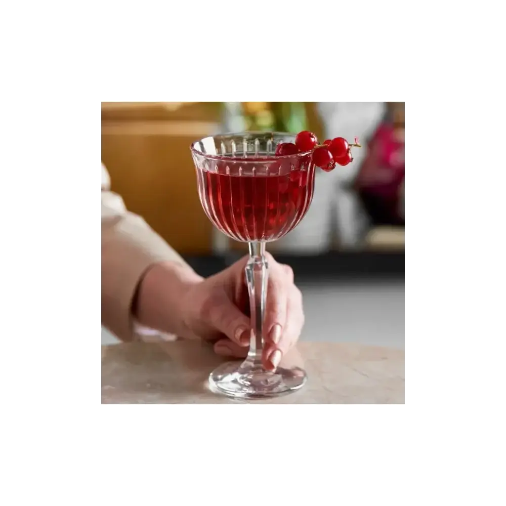 Set 4 Calici Vino Joy 170 ml Vetro Scanalato Paşabahçe