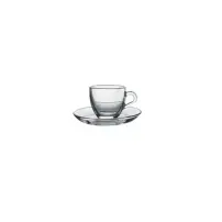 Tazza da caffè con piattino 90 ml - Set 6 Pezzi Paşabahçe