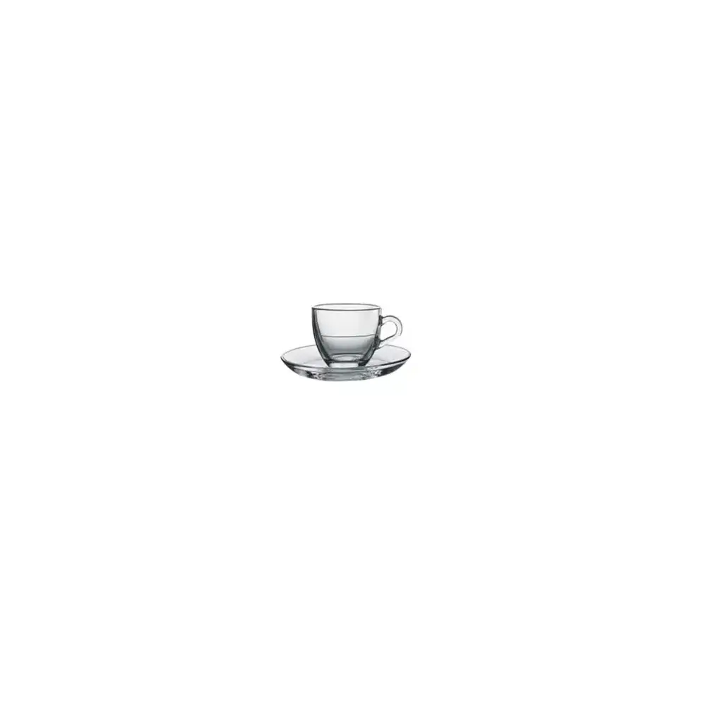 Tazza da caffè con piattino 90 ml - Set 6 Pezzi Paşabahçe
