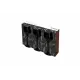 Set 3 Calici Tognana Glass Black 320 ml