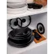 Tognana AvantSpace Batteria Pentole 8 Pezzi Induzione