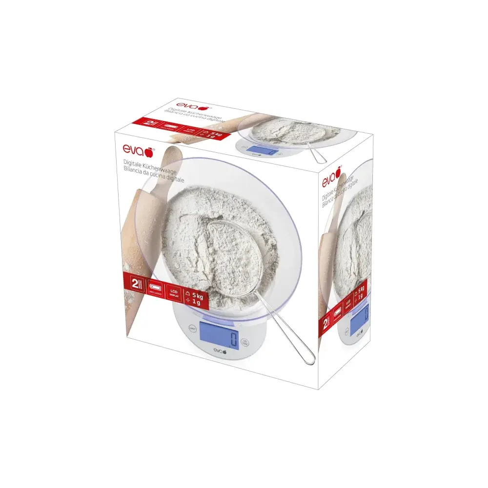 Bilancia da Cucina Digitale Eva 5 kg Kaufgut