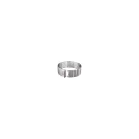 Anello Affettatorta Regolabile Ø 26-28 cm in Acciaio Inox Kaufgut