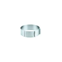 Anello Tagliatorte Regolabile Ø 16-30 cm in Acciaio Inox Kaufgut