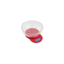 Bilancia Digitale da Cucina ABS Rossa 5 kg Kaufgut