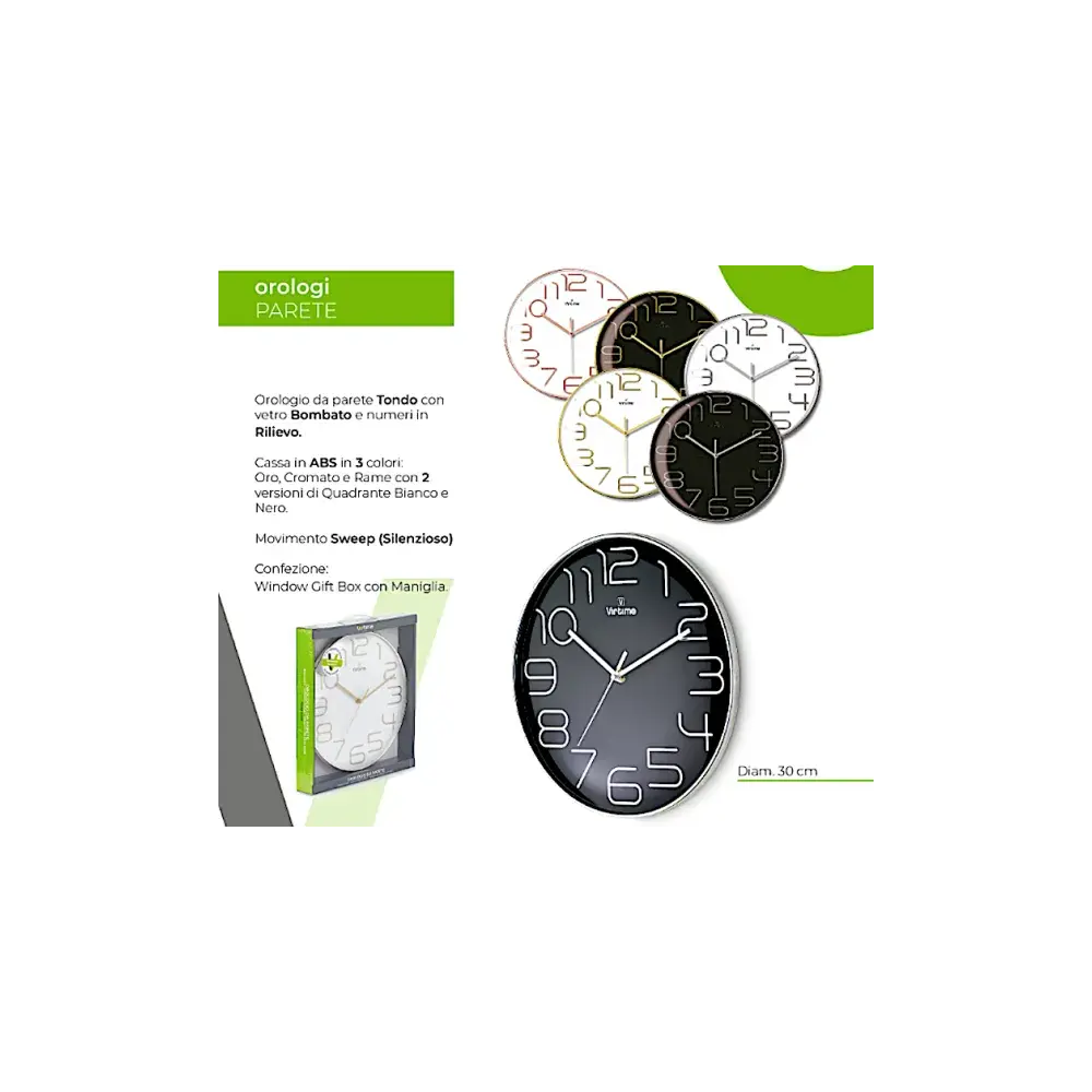 Orologio da Parete 1886/00 30cm Virtime