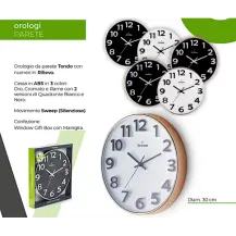 Orologio da Parete 1890/00 30cm Virtime