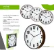 Orologio da Parete 1888/10 Effetto Legno 30cm Virtime