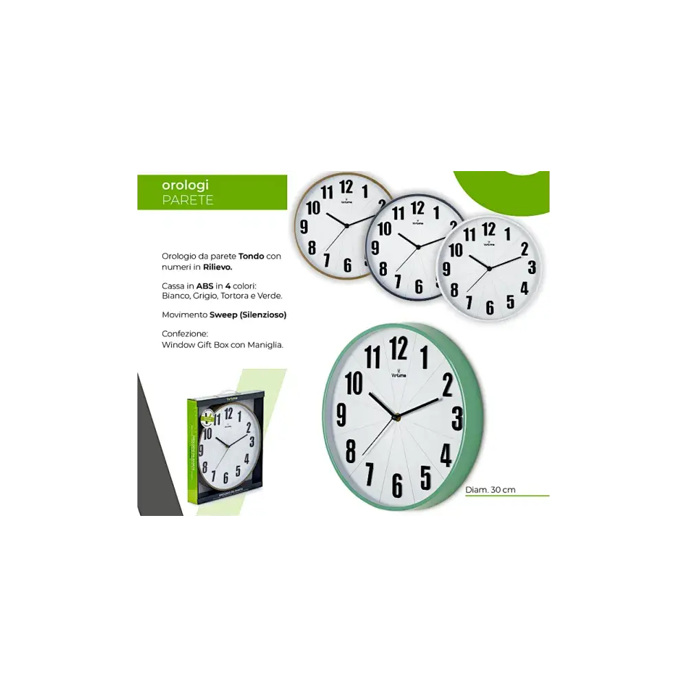 Orologio da Parete 1888/00 30cm Virtime