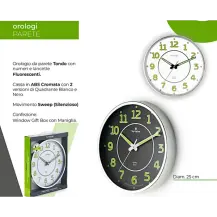 Orologio da Parete 1896/10 25cm Virtime