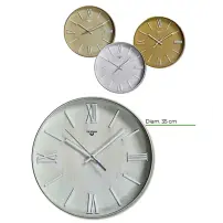 Orologio da Parete 1881/10 Effetto Legno 35cm Virtime