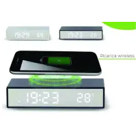 Sveglia LED 7310/00 Ricarica Wireless Virtime
