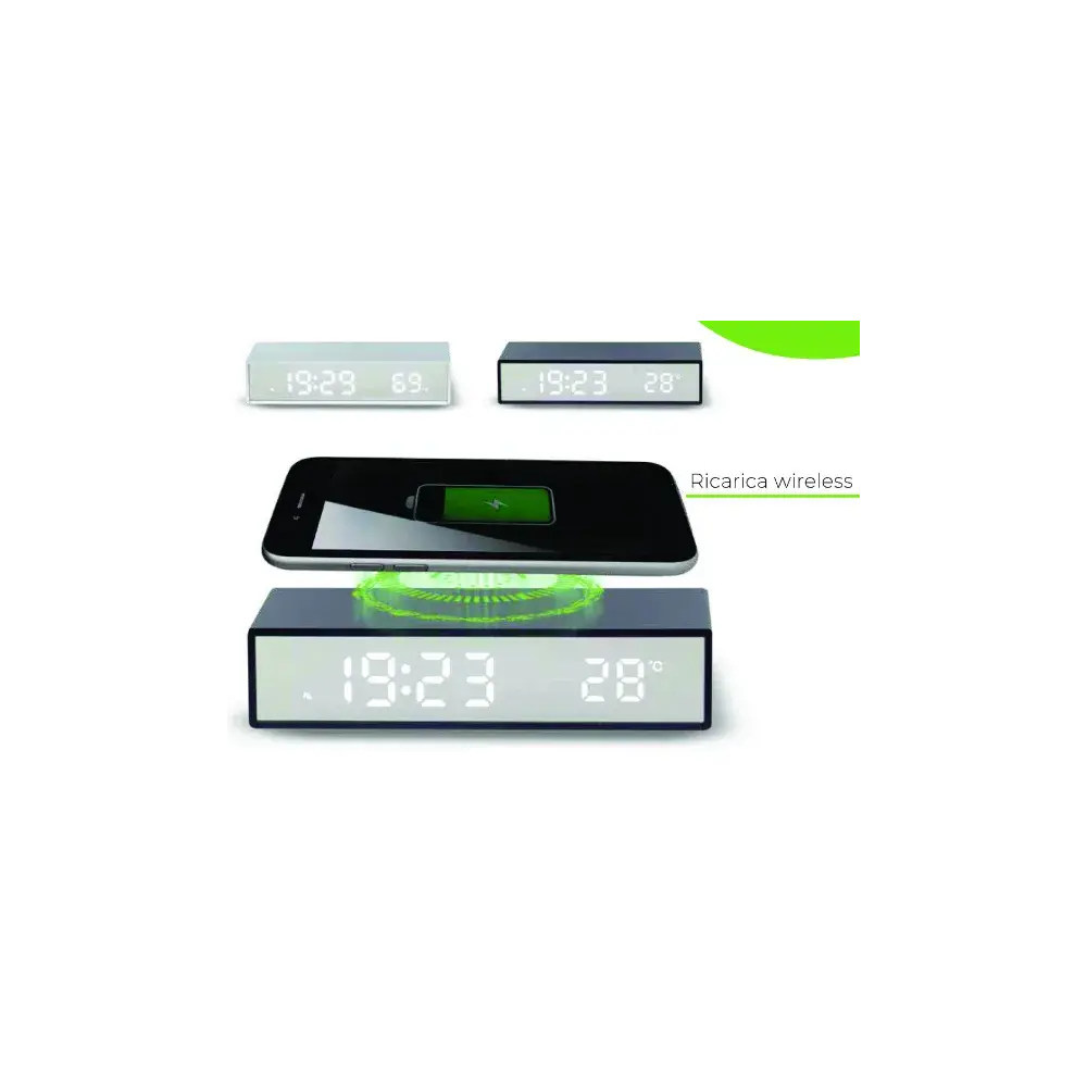 Sveglia LED 7310/00 Ricarica Wireless Virtime