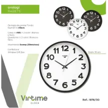 Orologio da Parete 1878/00 30cm Virtime