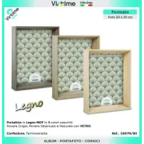 Portafoto S36178/80 MDF/Legno 20x25 Virtime