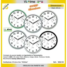 Orologio da Parete 1856/00 24,6cm Virtime