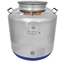 Bidone Europa Inox 50LT Sansone