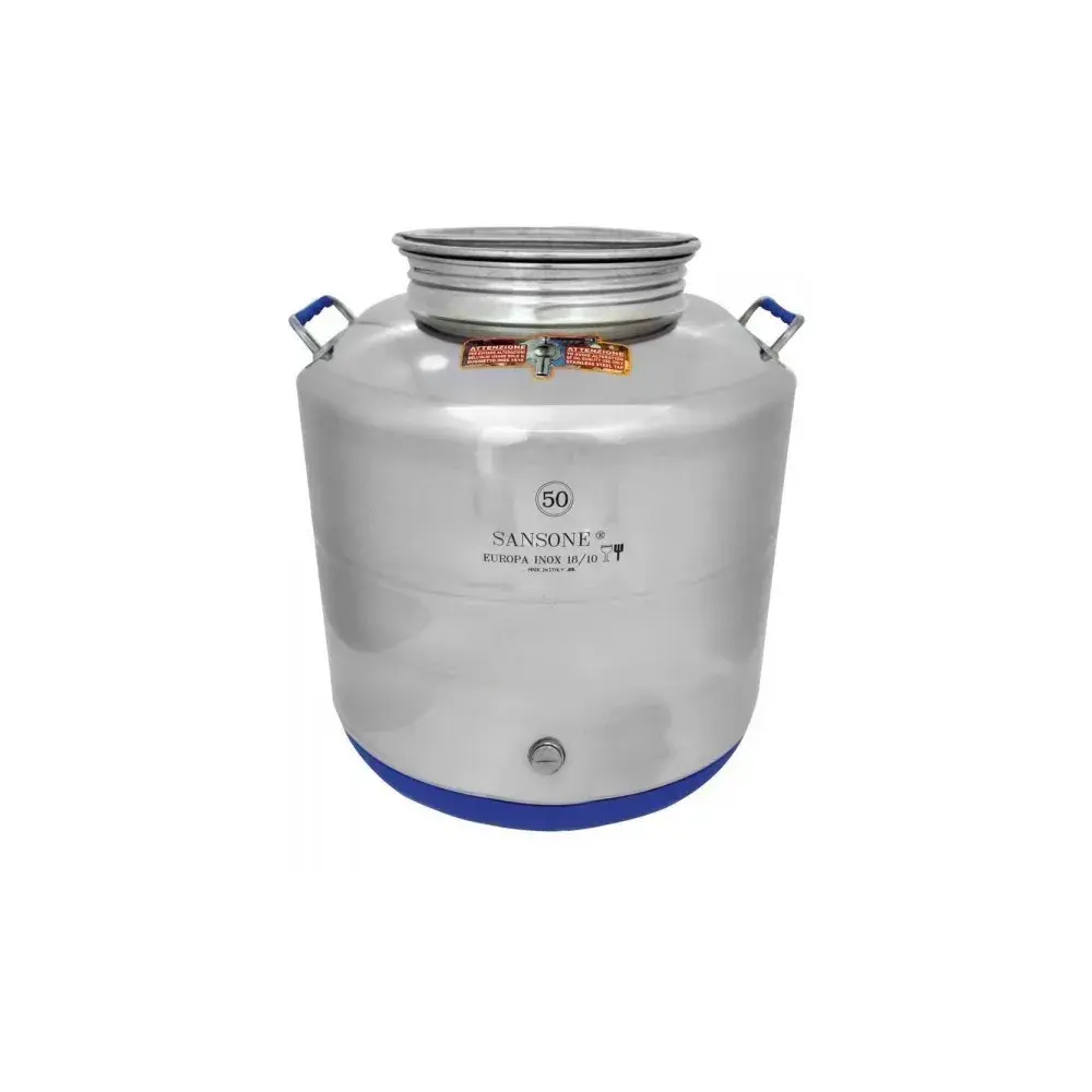 Bidone Europa Inox 50LT Sansone