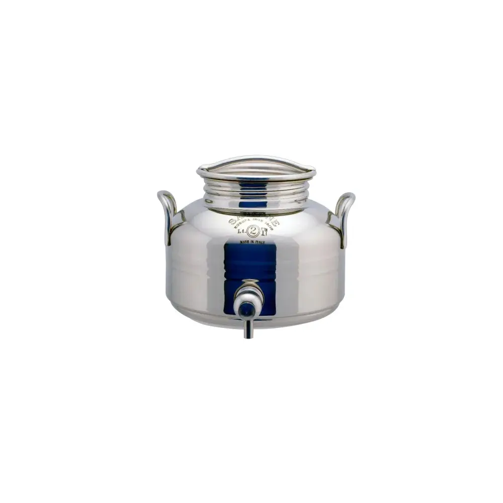 Bidone Europa Inox 2LT con Rubinetto Sansone