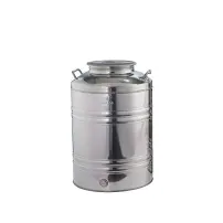 Bidone Inox 50LT con Rubinetto Sansone