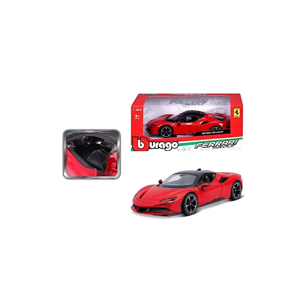 Ferrari SF90 Stradale 1:24 Bburago - Modellino Die-Cast
