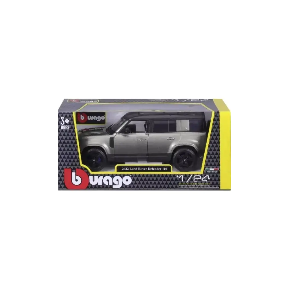 Land Rover Defender 110 Dark Silver 1:24 Bburago