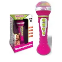 Microfono Karaoke Rosa con Effetti Luminosi Bontempi