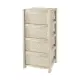 Cassettiera Arianna 4 cassetti Tontarelli – plastica 39x39x82,5 cm